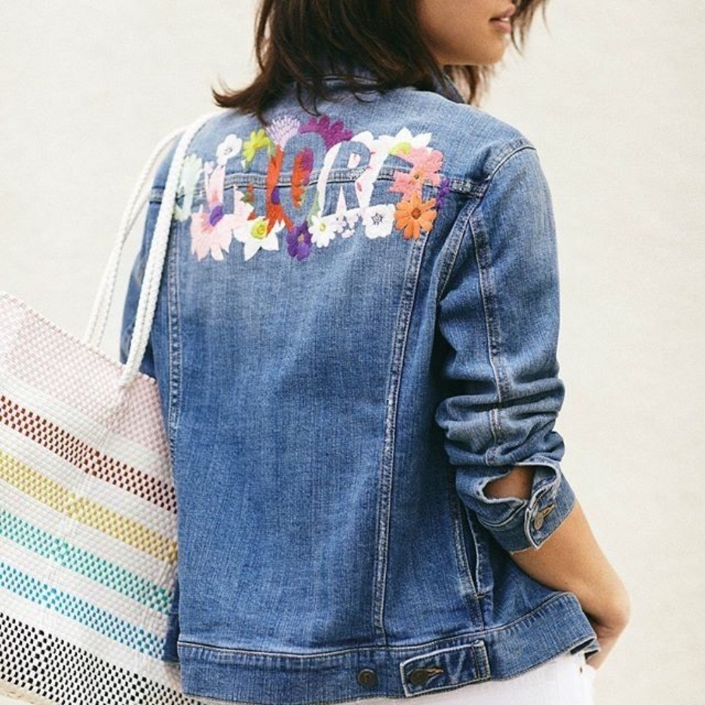ANTHRO denim jacket :)